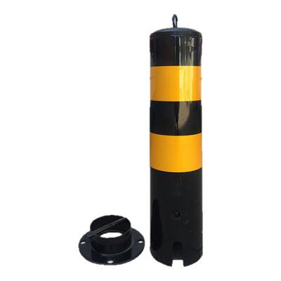 加厚地桩钢管警示防撞固定隔离