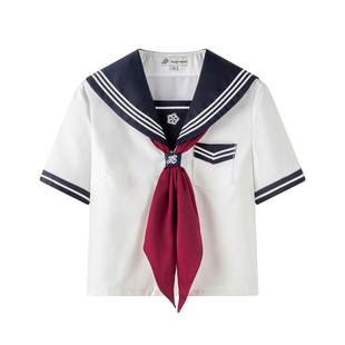 东京岁时记jk原创正版短袖水手服衬衫制服套装女士学院风上衣夏季