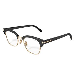 TOM FORD汤姆福特眼镜架 TF复古眉形半框近视眼镜 FT6016-K-B