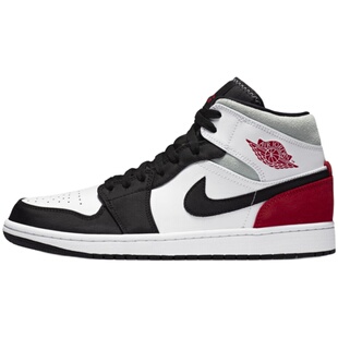 Air Jordan 1 AJ1 Mid 中帮白红小Union 芝加哥篮球鞋852542-100