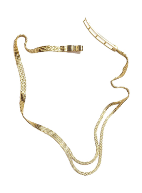 knobblyobbly双层分裂项链choker