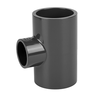 UPVC异径三通PN10工业接头变径大小转换给水管配件化工管材管件