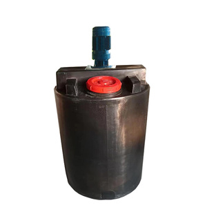 黑颜色pe加药桶100L300L500升1T2吨加药搅拌桶蓝色黄颜色塑料水桶