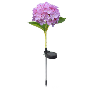 太阳能绣球花灯户外庭院灯花园院子布置防水景观地插灯家用草坪灯