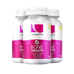 OsteoForm美国乐力氨基酸螯合钙胶囊120粒*3瓶成人中老年孕妇补钙