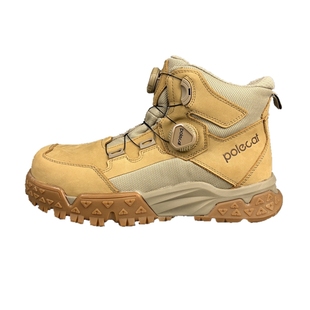 防砸+防刺穿内置钢头 男士头层牛皮劳保鞋防滑防泼水4E宽楦徒步鞋