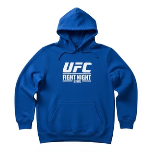 UFC自由搏击联盟MMA格斗运动印花连帽卫衣秋冬加绒宽松男女外套潮