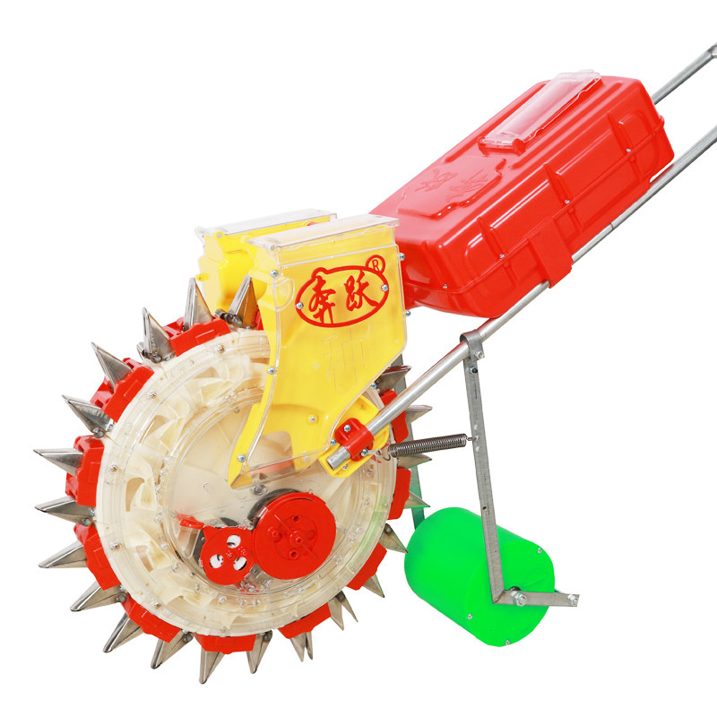 手推式新款种花生玉米大黄豆角播种机神器小型多功能精播点播机器