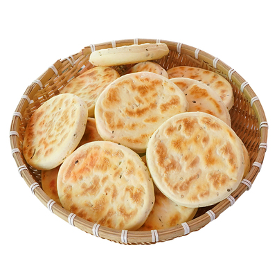 陕西特产椒叶锅盔白吉饼