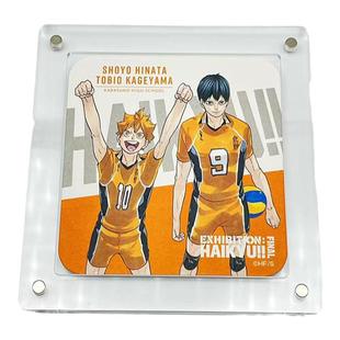 亚克力杯垫卡砖三层磁吸水晶摆台展示架动漫谷子周边收纳盒 凹槽