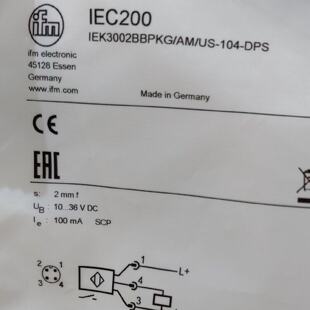 议价【包邮】IFM IE5336 IE5447 IE5450 IEC200 全新原装正品易福