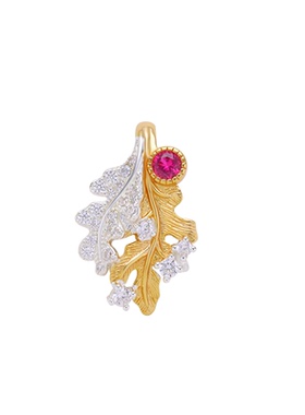 小众设计感银镀金吊坠