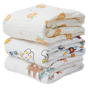 润本纱布浴巾新生婴儿宝宝专用儿童a类纯棉6层超软吸水洗澡包被