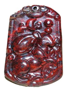 生肖鼠龙蛇马羊猴鸡狗玉石吊坠