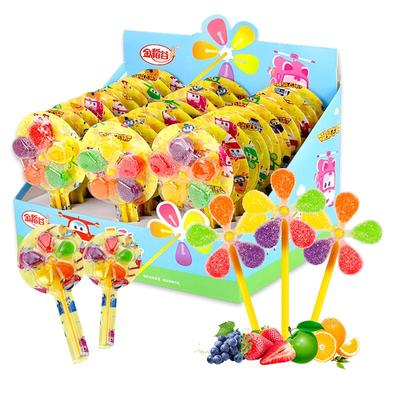 金稻谷风车糖棒棒糖水果糖