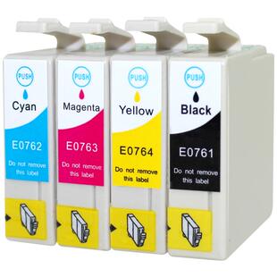 适用爱普生 EPSON ME2 ME200 墨盒CX2800 C58打印机墨盒 Epson Stylus CX2800 C58墨水盒 T0761油墨盒