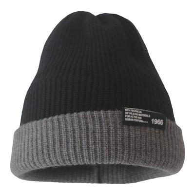 风格兔毛线帽户外男秋冬双面可戴