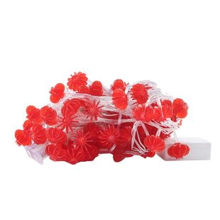 情人节led小彩灯串闪灯春节装饰品氛围灯红灯笼串灯家用新春布置