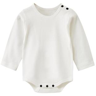 enhennbaby婴儿圆领包屁衣男女宝宝连体衣初生儿周岁衣服哈衣爬服