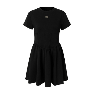 RPB BRAND夏季韩系学院千金风A字版型连衣裙女收腰显瘦小个子短裙