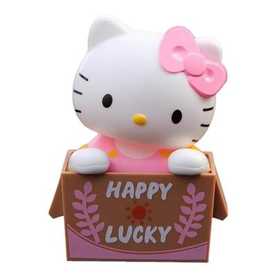 车载摆件太阳能摇头中控台治愈