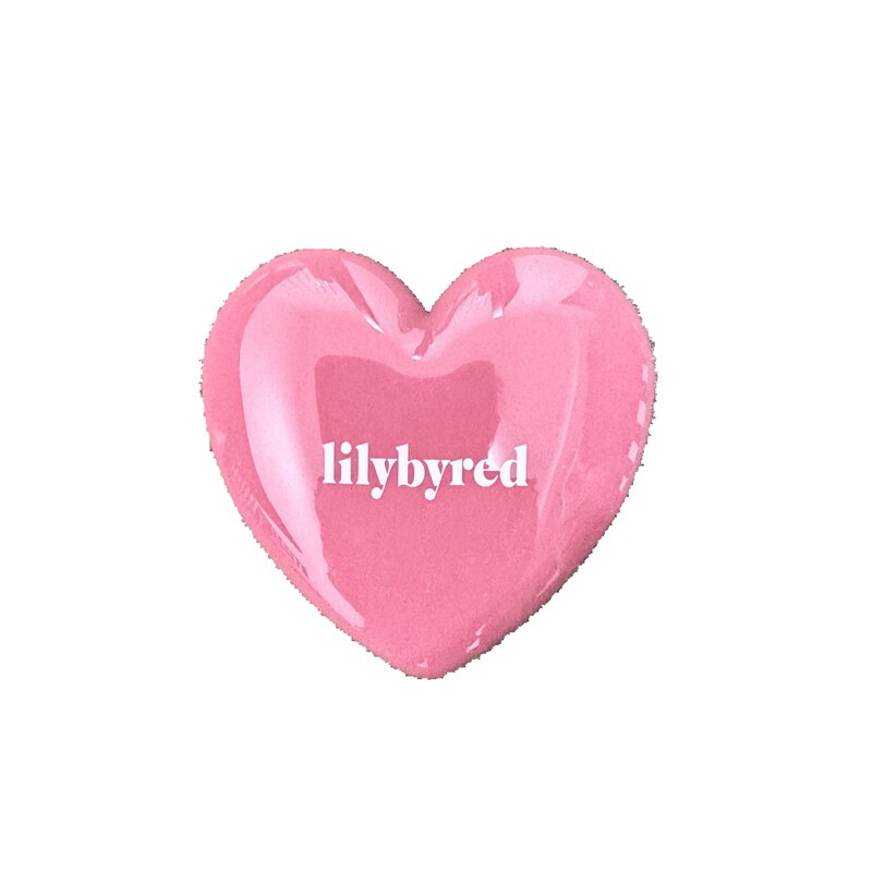 新品限定韩国LILYBYRED爱心可爱单色唇颊两用腮红膏套装15#17#18#