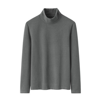 24秋冬双面磨毛纯棉恤男加厚