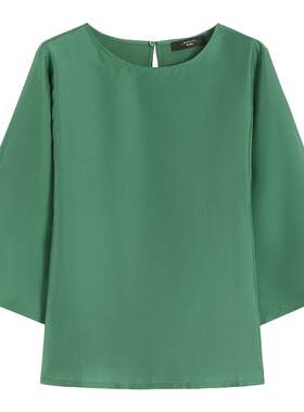 【春夏新降】Weekend MaxMara 26女装真丝七分袖T恤5941036206