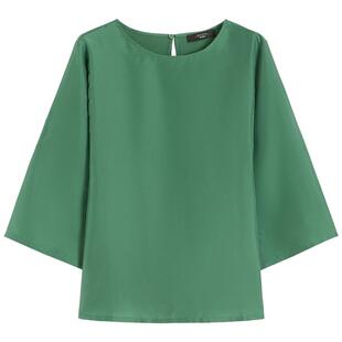 【春夏新降】Weekend MaxMara 26女装真丝七分袖T恤5941036206