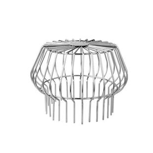 304不锈钢天台地漏阳台屋顶下水道户外排水110PVC管过滤防堵网罩