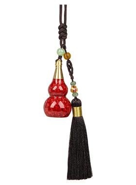 大漆彩釉2026新款铜葫芦挂件装饰