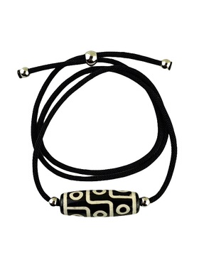 黑色玛瑙天珠项链九眼天珠吊坠