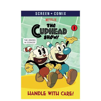 【预售】【茶杯头大冒险】小心应对！英文儿童章节书进口原版外版书【The Cuphead Show!】Handle with Care!RRandom House (US)