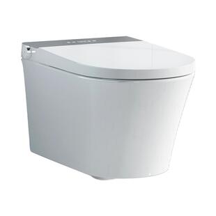 瑞尔特HX3智能壁挂马桶数字显屏自动翻盖脚感冲水坐便器带暖风烘