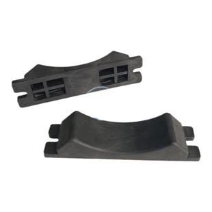 4寸不锈钢膜壳胶垫8寸玻璃钢膜壳底座固定马鞍座支架超滤坐垫橡胶