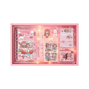 2025新年红色创意礼盒套装祝福语录笔记本子实用礼品送朋友伴手礼