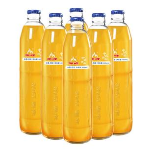【新大瓶装】冰峰橙味汽水460mlx6玻璃瓶中华老字号国货碳酸饮料