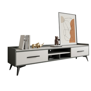 轻奢电视柜茶几组合高款后现代简约设计师家具大小户型地柜电视柜