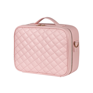 OBOX化妆包带镜子超大容量女2026新款高端便携式网红化妆品收纳包