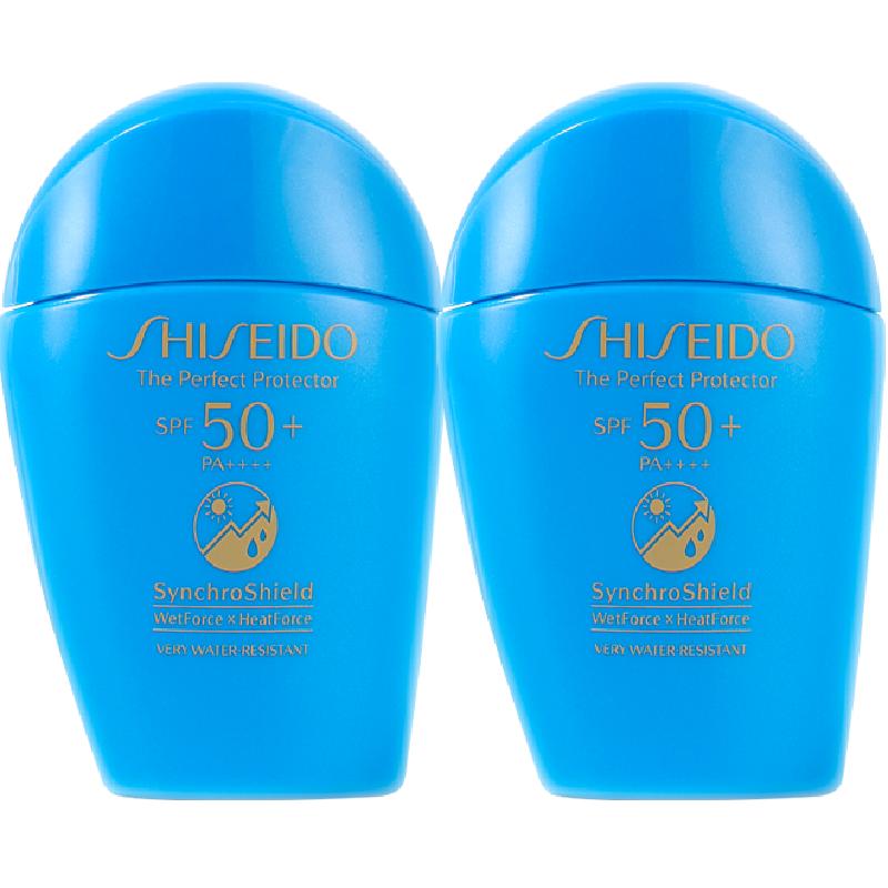 【猫超直播间享优惠】资生堂新艳阳防晒隔离蓝胖子50ml*2瓶