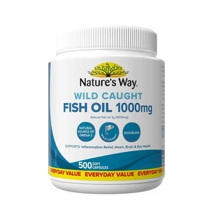 Natures Way佳思敏 深海无腥鱼油胶囊omega3 1000mg150粒澳洲直邮