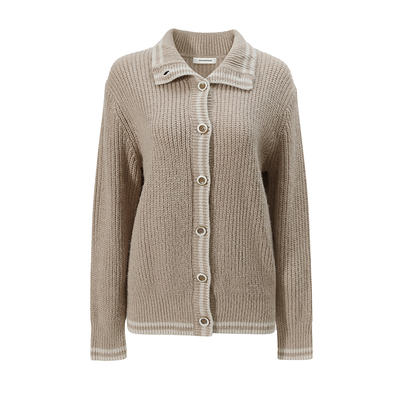 NONRESTRAIN高领复古宽松毛衣女