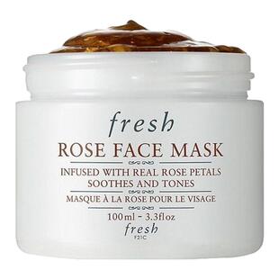 香港直邮Fresh馥蕾诗玫瑰精萃面膜100ml保湿舒缓水润沁肤提亮正品