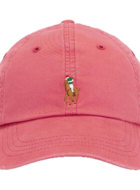 Polo Ralph Lauren粉色水洗小马刺绣休闲棒球帽休闲风夏REVOLVE