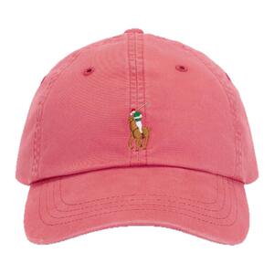 Polo Ralph Lauren粉色水洗小马刺绣休闲棒球帽夏礼物REVOLVE