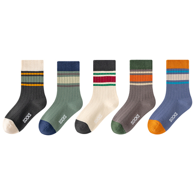 努比精灵运动中筒袜春秋冬纯棉