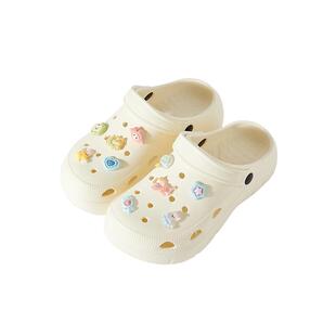 三福洞洞鞋女款情侣趣味食玩家居增高厚底外出凉拖鞋男款2026新款