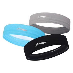 李宁儿童运动发带男孩头带止汗吸汗导汗头巾跑步篮球羽毛球足球女