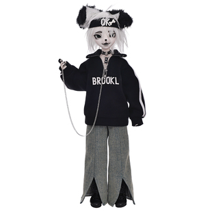 官方正版4分bjd娃娃Carrtoon三木男娃Furry狗狗兽耳原创玩偶潮玩