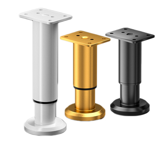 不锈钢调节支撑脚橱柜床脚沙发茶几垫高底座柜子桌腿增高家具脚垫